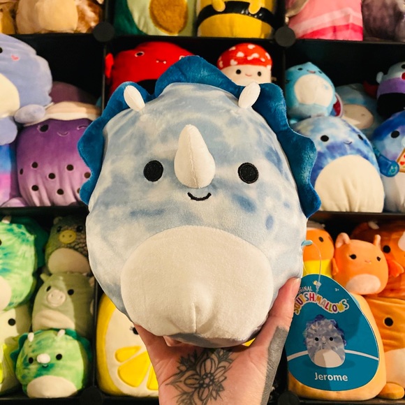 Squishmallows Toys Squishmallow Jerome The Triceratops 75 Inches